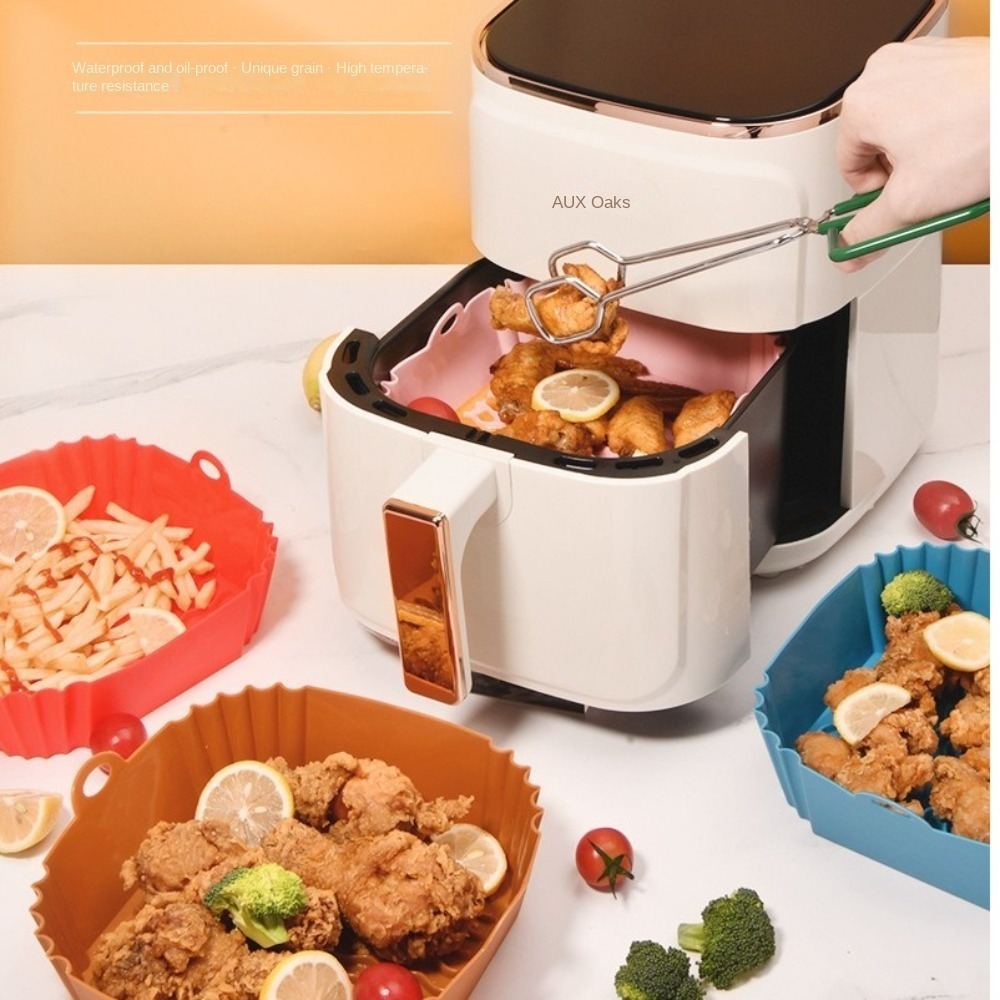 Air Fryer Silicone Pot Liner - Revêtements en silicone antiadhésifs pour friteuse