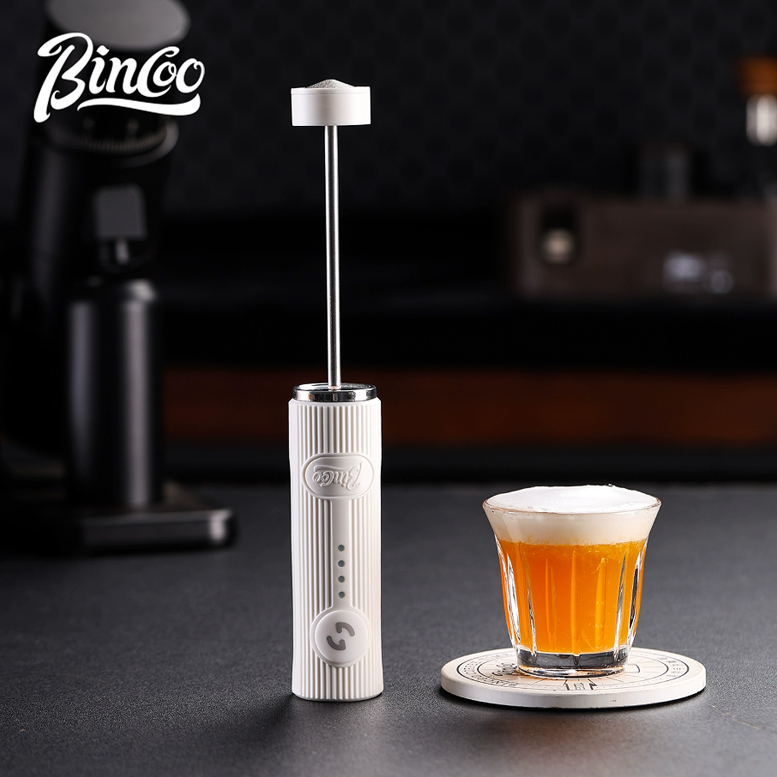 Electric Milk Frother Handheld - Bincoo nouveau mousseur à lait café