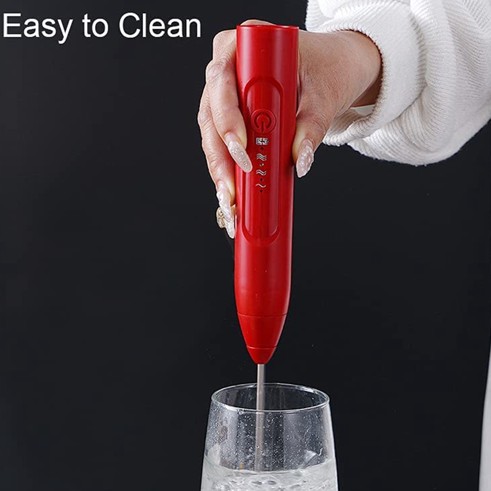 Electric Milk Frother Handheld - ABRE-Mousseur à lait électrique, mousseur à