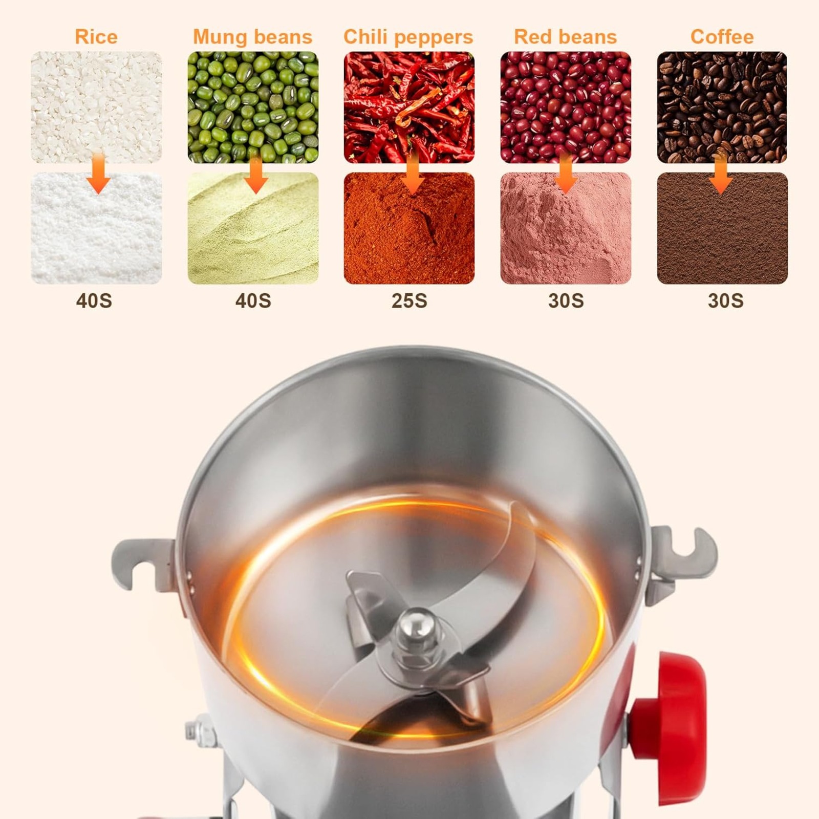 Coffee Bean Grinder Electric - Moulin à grains électrique commercial haute