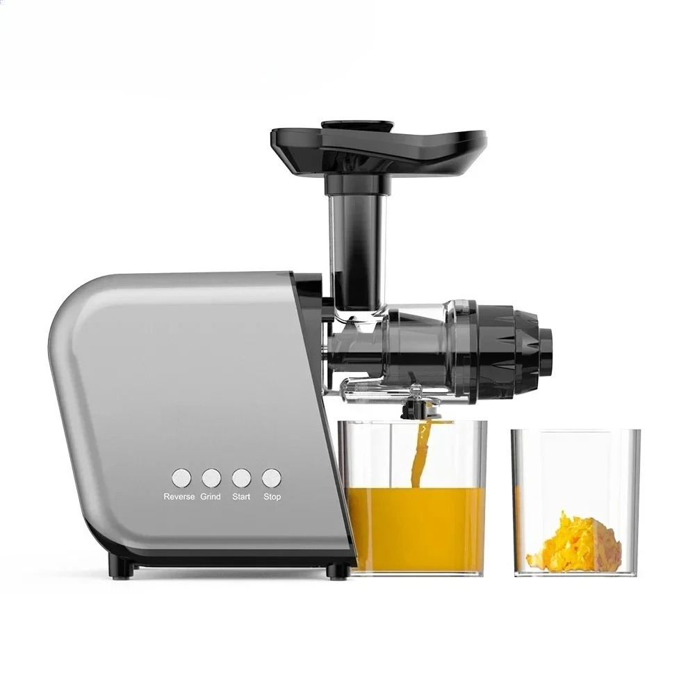 Electric Slow Juicer Cold Press - Extracteur de presse-agrumes lent 250W, pour