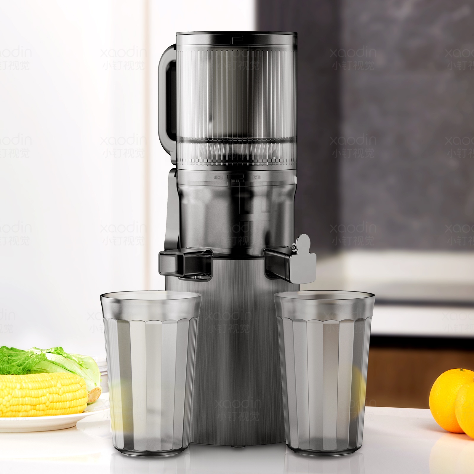 Extracteur de jus lent électri - Electric Slow Juicer Cold Press avis et prix