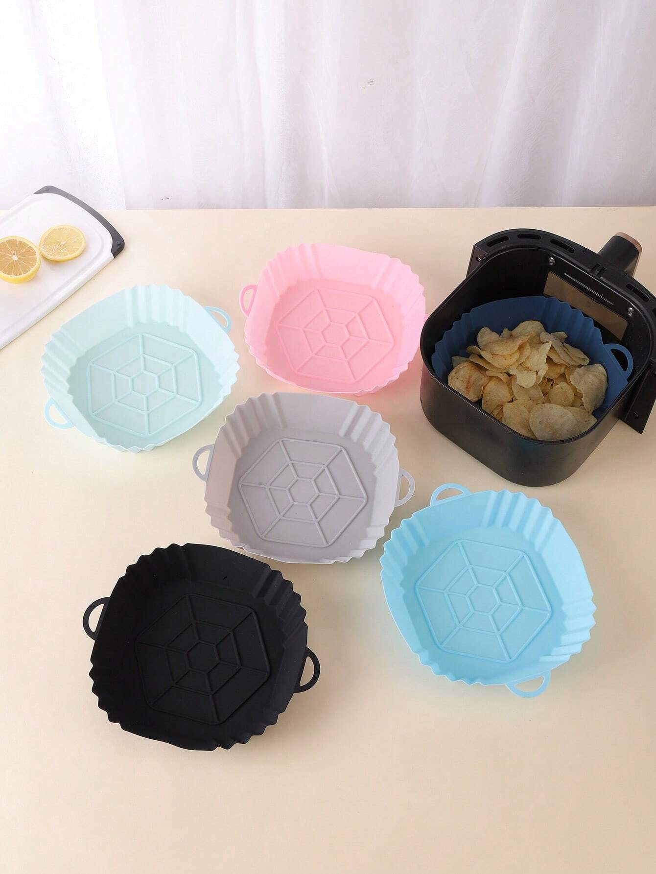 1 pièce de moule en silicone p - Air Fryer Silicone Pot Liner avis et prix