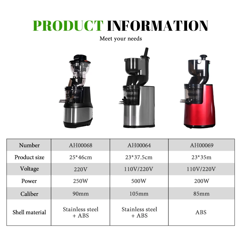 Extracteur de jus automatique, - Electric Slow Juicer Cold Press avis et prix