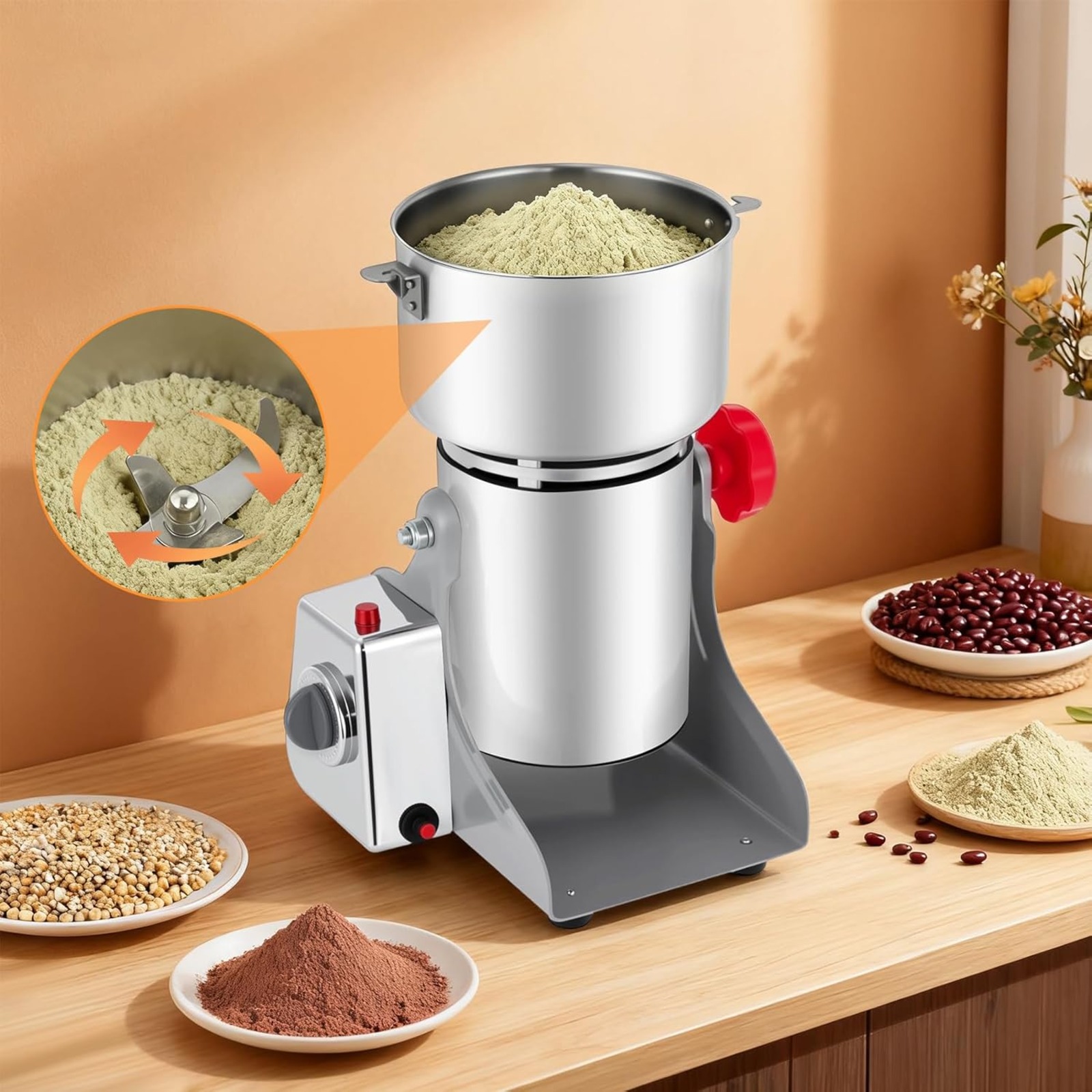 Moulin à grains électrique com - Coffee Bean Grinder Electric avis et prix