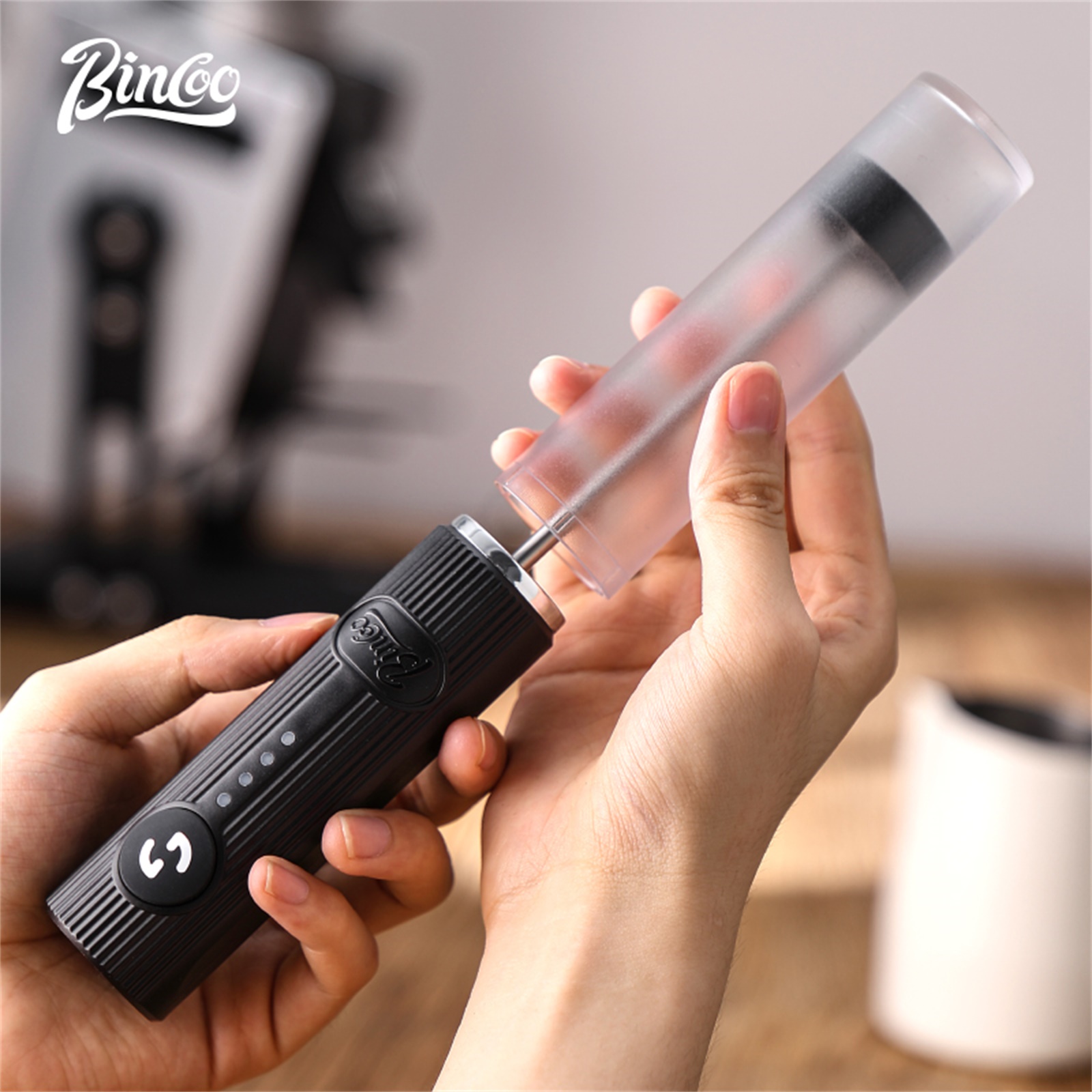 BINCOO mousseur à café électri - Electric Milk Frother Handheld avis et prix